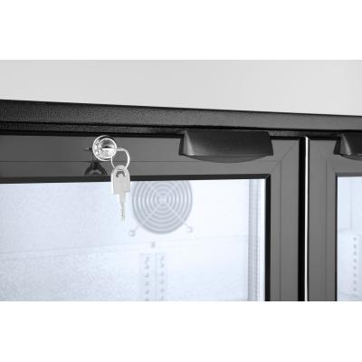 Zadní barová dvoudveřová chladnička, Arktic, 158L, Černá, 230V/160W, 900x530x(H)870mm | 235829